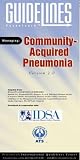 Community-Acquired Pneumonia GUIDELINES Pocketcard: Infectious Diseases Society of America and American Thoracic Society (2008)