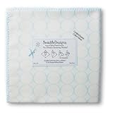 【SwaddleDesigns】スワドルデザインズ おくるみ オーガニック（モッズサークルブルー）