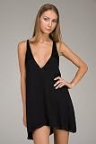 Graham & Spencer Black Silk Dress
