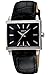 Casio Women's Core LTP1334L-1A Black Leather Quartz Watch with Black Dial