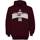 adidas Mississippi State Bulldogs Maroon Quick Slant Pullover Hoody Sweatshirt