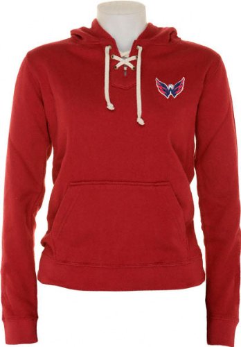 Old Time Hockey Washington Capitals Women's Queensboro Lace Hooded Sweatshirt