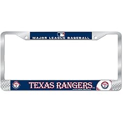 Texas Rangers MLB Chrome License Plate Frame by Wincraft