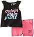 Calvin Klein Baby-Girls Infant Top with Short