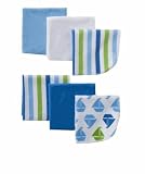 Circo® Baby Boys' Assorted Print Washcloth Set - Blue