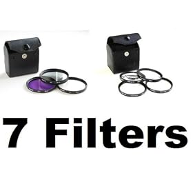 7pc 72mm Filter Kit - Four Macro Filters, UV, FLD and Polarizing Filters for Nikon D80 D300 18-200mm VR or ANY 72mm Camera Lens!: Camera &amp; Photo