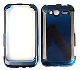 HTC Marvel / Wildfire S A510E Two Tones, Black and Metalic Gray Hard Case/C ....