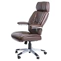 Deluxe Executive High-Back Chair - Pursoft Brown