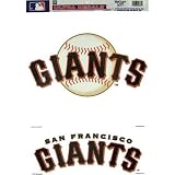 SAN FRANCISCO GIANTS REMOVABLE CAR TRUCK WINDOW WALL DECAL SET (2)