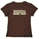 T-Shirt Womens Brown  Dominica Drink Team  Countries
