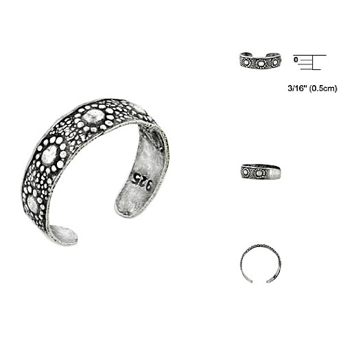 Sterling Silver Suns Toe Ring