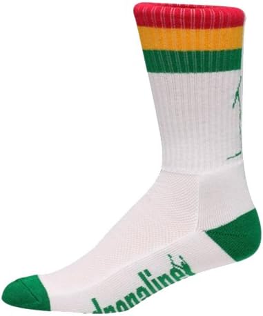 Adrenaline Socks - RASTA Stripe