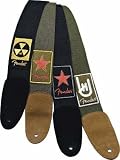 Fender Strap, Patchworks Series Badge Black 41AapVq2mxL. SL160 Fender Strap, Patchworks Series Badge Black