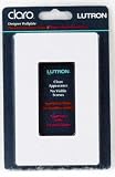 Lutron Single Gang Wall Plates Claro-style White