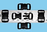 50-3/8″ Contoured National Molding Plastic Buckles