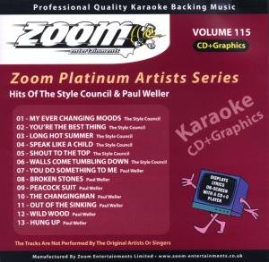 CD-Charts  Music : Zoom Karaoke CD+G - Platinum Artists 115: The Style Council & Paul Weller