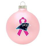 Carolina Panthers Breast Cancer Awareness Pink Ornament