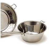 Kitchen Craft Stainless Steel Long Handled Colander 16cm