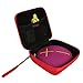 Khanka Hardshell EVA Storage Carrying Travel Case Bag for Logitech UE Roll 360 Wireless Bluetooth Speaker - Red