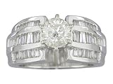 EGL Certified 2.23ct Diamond Engagement Ring 14kt White Gold