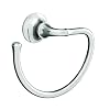 KOHLER K-11277-CP Forte traditional Towel Ring, Polished Chrome
