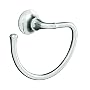 KOHLER K-11277-CP Forte traditional Towel Ring, Polished Chrome