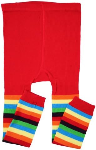 juDanzy toddler & girls footless tights (2-4 Years, Really Rainbow Stripe)