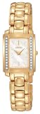 Seiko Womens Diamond Accented Gold Tone Watch #SUJF42