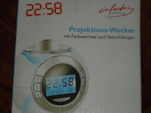 Moderner Projektions-Wecker mit