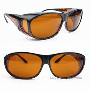Eschenbach Solar Shields Amber Filter Small by MAGNIFYING AIDS