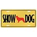 New  Newfoundland / Show Dog  License Plate Dog
