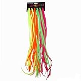 YELLOW Colour Shoelaces - Bright Coloured Neon Flat Laces 100cm
