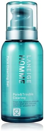 FREE INTERNATIONAL SHIPPING + LANEIGE FOR MEN Pore Clearing Gel (Combination Skin , Oily Skin , Sensitive Skin / 125ml)