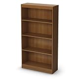 South Shore Axess Collection 4-Shelf Bookcase, Morgan Cherry