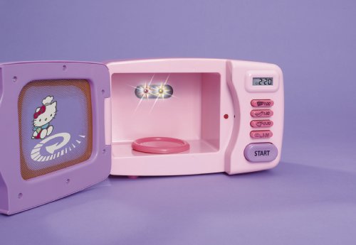 Imagen 4 de Simba Hello Kitty 104737538 - Microondas de plástico con accesorios, 25 cm, color rosa y morado [importado de Alemania]