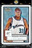 2005 06 Topps Style '52 Brendan Haywood Washington Wizards Basketball Card #90 - Mint Condition - In Protective Display Case !!