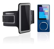 Zune 8 GB Digital Media Player with Belkin Armband (2nd Generation) (Blue)