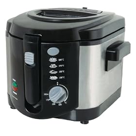Lloytron E6401SS 2L 1500W Deep Fryer - Brushed Steel