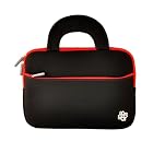KOZMICC Neoprene(Black/Red) Sleeve Case Bag With Handle for iPad 4 (4th Gen), Google Nexus 10, Nook HD + 9, 10 Netbooks, 9-10 Portable DVD Player and Tablet PC. For Model# Acer Aspire One D250, Iconia Tab 10.1, Toshiba Mini NB200 NB205, Asus Eee Pad Transformer TF101, TF201, TF300, Pad Infinity, TF700, Apple iPad 3, iPad 2, iPad, Toshiba Thrive Tablet, Archos 101 Internet Tablet, Nabi, Nabi 2, Nabi XD, Samsung Galaxy Note 10.1, Tab 2 10.1, and more 10 Devices