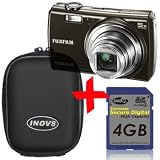 Bundle: Fuji F200 EXR Black Digital Camera (Fujifilm F200EXR)+4GB +Hard Case
