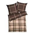 Kaeppel G-101196-06D1-VA97 Bettw�sche 2-teilig Streetlife 135 x 200 cm Satin, braun