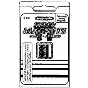 Neodymium Rare Earth Magnet Discs, 0.472″ Diameter, 0.118″ Thick