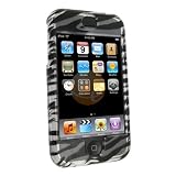 Clip-On Case w/ Belt Clip for Apple iPhone 1st Gen (NOT for iPhone 3G), Clear Zebra