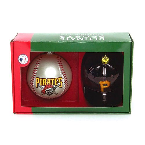 Pittsburgh Pirates Double Ornament Set