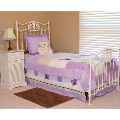 Bundle-32 Lavender Butterflies Twin Bedding Set