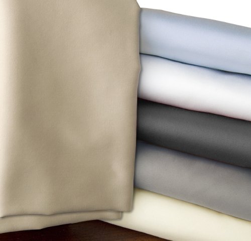 Echelon Home 800 Egyptian Sateen Full/Queen Duvet Cover Set, Ivory