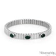NOMINATION ITALY Made in Italy Attractive Three-stone Bracelet With Genuine Agates in Stainless steel. Total item weight 13.3g Length 7in