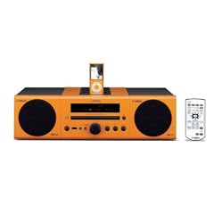 Yamaha MCR 040 Kompaktanlage (CD/MP3/WMA-Player, Apple iPod-Dock, 2x 15 Watt, USB) orange