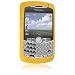High Quality Premium Yellow Silicone Skin Snap-On Cover Hard Case Cell Phone Protector for Motion BlackBerry Curve 8300