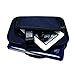 CaseCrown Premium Double Memory Foam Laptop Case with Extra Pocket (Nylon Navy Blue)-fits Dell - Inspiron Mini Netbook / Intel® AtomTM Processor / 10.1" Display / 1GB Memory / 250GB Hard Drive